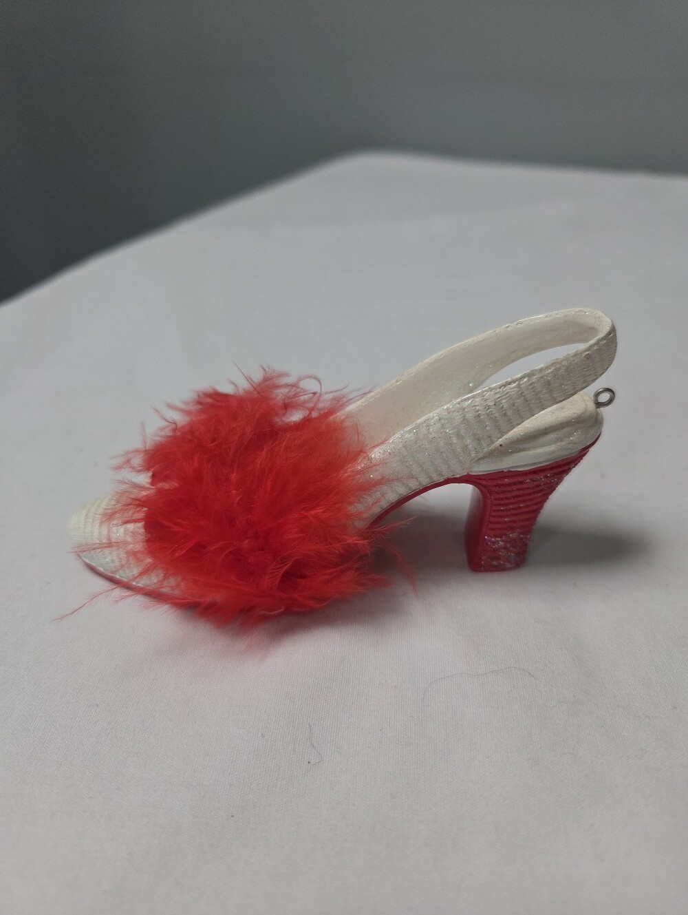 Decorative high Heel bedroom/slingback shoe figurine/ Christmas ornament